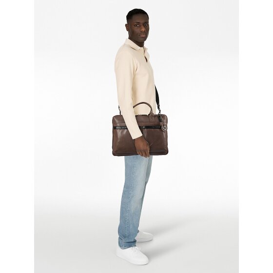 Harbour 2nd Urban Poets Briefcase Leather 50 cm Laptop compartment