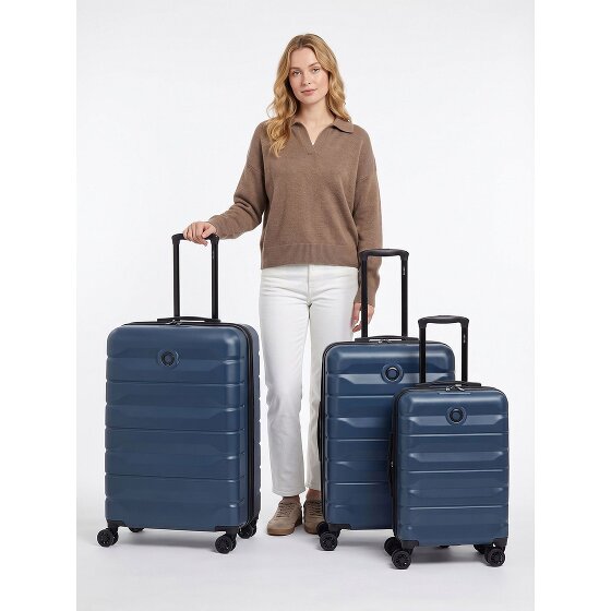 Delsey Paris Air Armour 4 wheels Suitcase set 3-piece Expandable