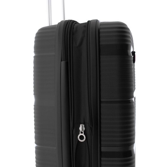 Gladiator 0800 4 wheels Cabin trolley 55 cm with expansion pleat