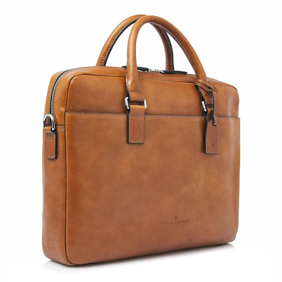 Castelijn & Beerens Peter Briefcase RFID protection Genuine Leather 40 cm Laptop compartment
