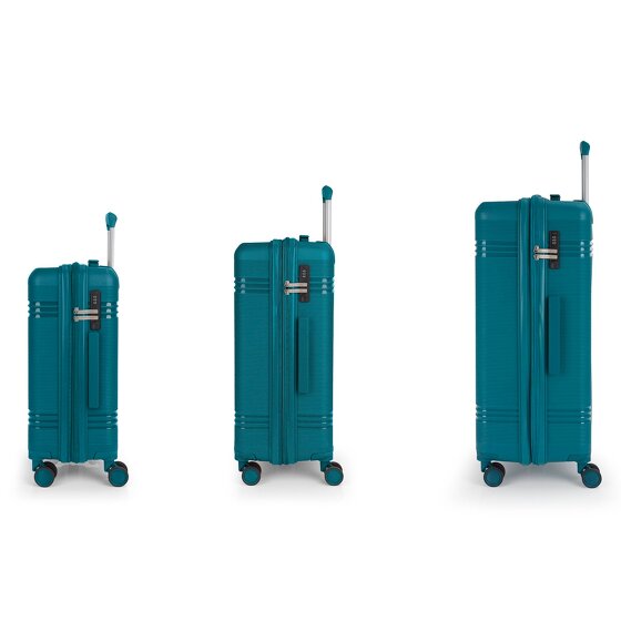 Gabol Saori 4 wheels Suitcase set 3-piece with expansion pleat