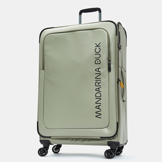 Mandarina Duck Eco Coated 4 wheels Trolley L 78 cm with expansion pleat