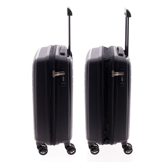 Gladiator 1700 4 wheels Cabin trolley 55 cm with expansion pleat