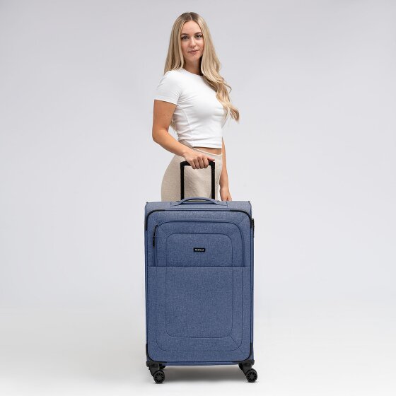 Redolz Essentials 12 LARGE 4 wheels Trolley 79 cm with expansion pleat