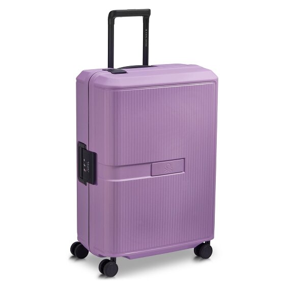 Delsey Paris x United Colors of Benetton Color Block Hardside 4-wheel trolley 67 cm