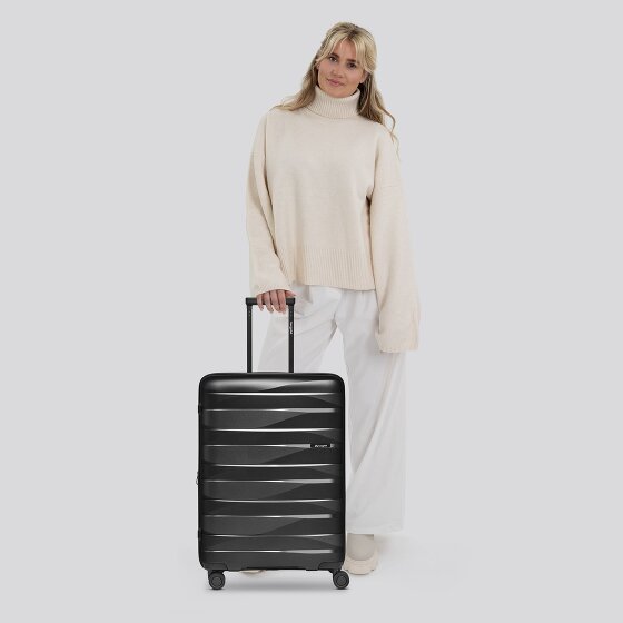 Bergpfeil Travel 4-wheeled trolley M 66 cm with expansion fold