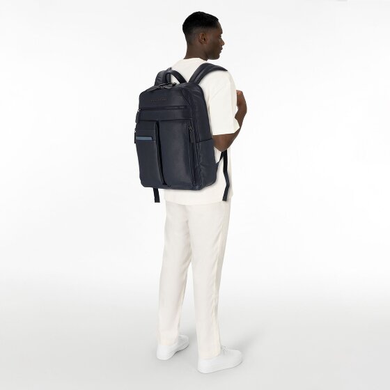 Piquadro Paavo Daypack Leather 43 cm Laptop compartment
