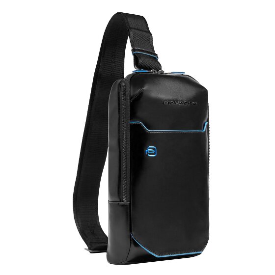 Piquadro Blue Square shoulder bag leather 28 cm