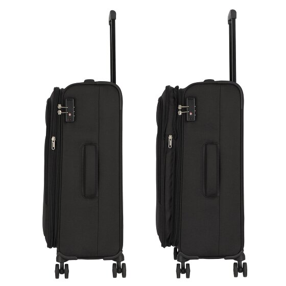 American Tourister Street Roll 4 wheels Suitcase set 3-piece with expansion pleat