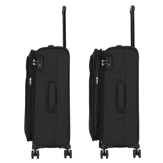 American Tourister Street Roll 4 wheels Suitcase set 3-piece with expansion pleat