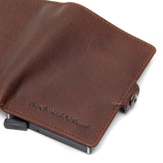 The Chesterfield Brand Albury Credit card case RFID protection Genuine Leather 7 cm