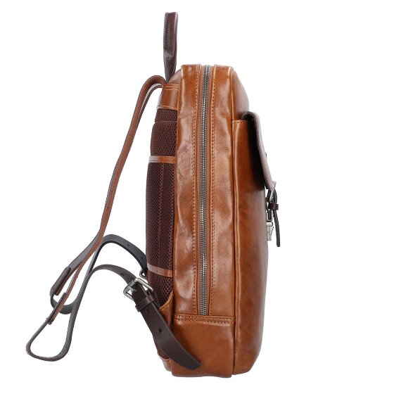 Castelijn & Beerens Rien backpack RFID leather 40 cm laptop compartment Castelijn & Beerens Rien backpack RFID leather 40 cm laptop compartment