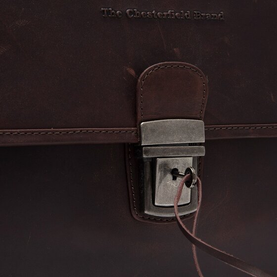 The Chesterfield Brand Glenwood Briefcases Messenger Leather 42 cm Laptop compartment