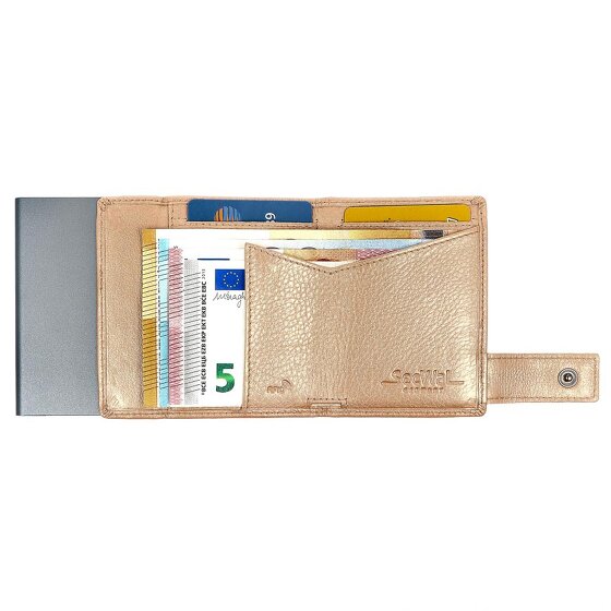 SecWal Credit card holder wallet RFID leather 9.5 cm