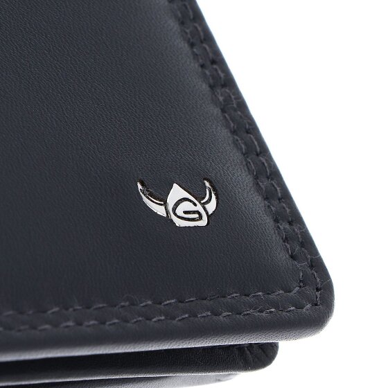 Golden Head Polo Wallet RFID protection Genuine Leather 10 cm