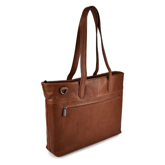 Plevier Catz Briefcase RFID protection Genuine Leather 43 cm Laptop compartment