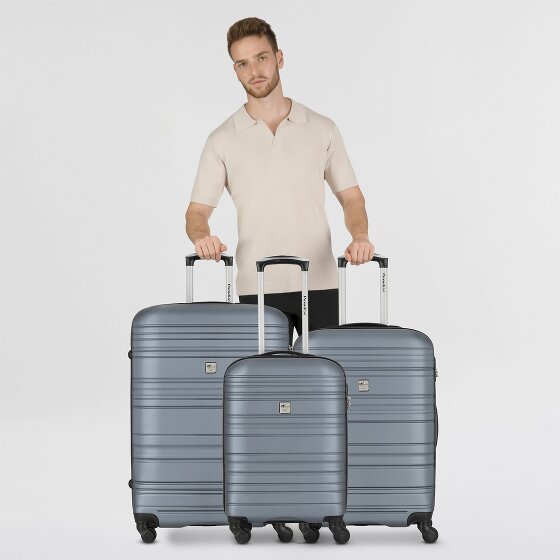 Check.In Paradise 4 wheels Suitcase set 3-piece