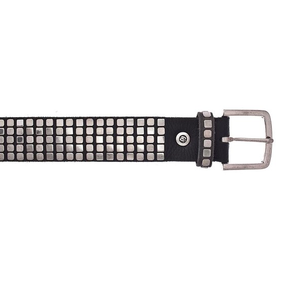 b.belt Quinn studded belt leather