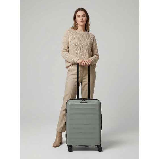 d&n Toronto 4 wheels Trolley M 65 cm with expansion pleat