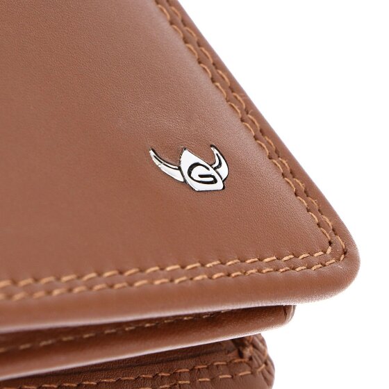 Golden Head Polo Wallet RFID protection Genuine Leather 8.5 cm