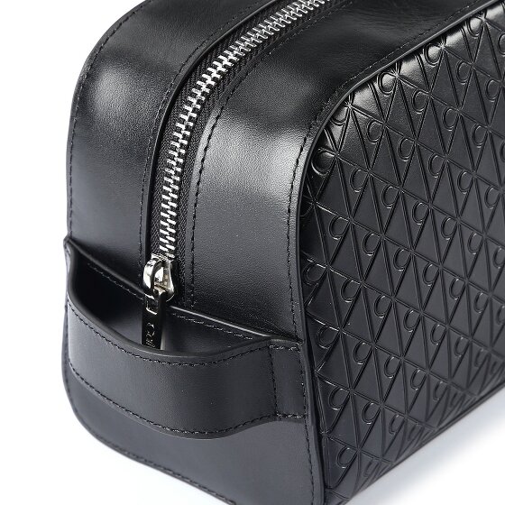 Calvin Klein CK AOP Toiletry bag Genuine Leather 27 cm