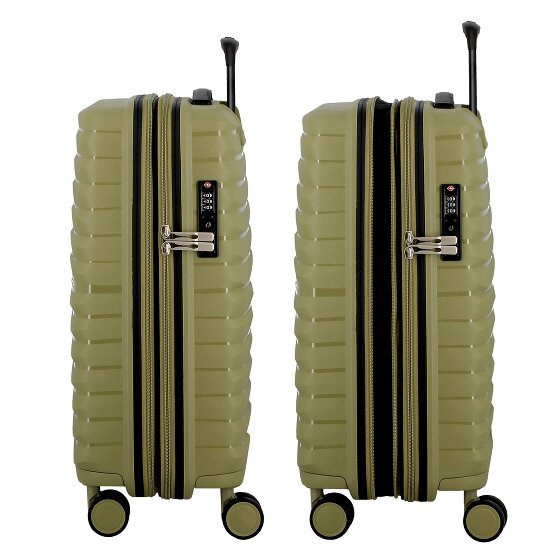 Jump Xwave 4 wheels Cabin trolley 55 cm with expansion pleat