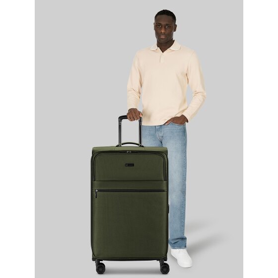 Bugatti Valencia Soft 4 wheels Trolley L 75 cm with expansion pleat