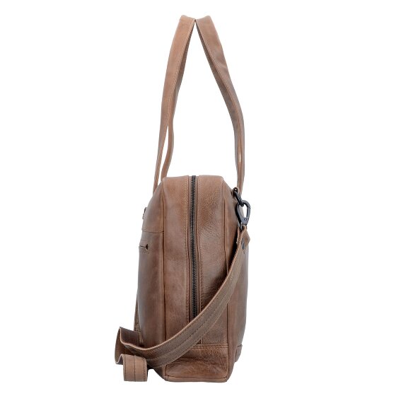 Plevier Pure shoulder bag leather 43 cm laptop compartment Plevier Pure shoulder bag leather 43 cm laptop compartment