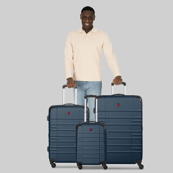 Wenger Amplar Evo 4 wheels Suitcase set 3-piece with expansion pleat