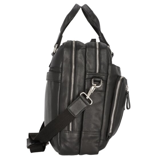 Alassio Campo briefcase leather 42 cm laptop compartment