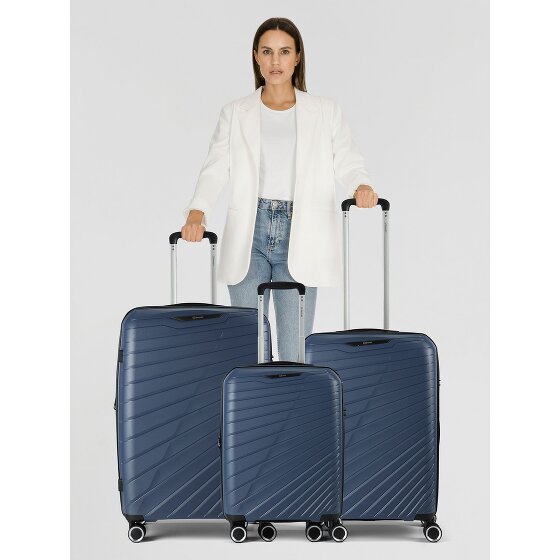 Benzi 5808 4 wheels Suitcase set 3-piece with expansion pleat