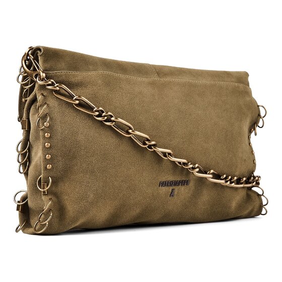 Patrizia Pepe Radical Boho Shoulder Bag Genuine Leather 35 cm