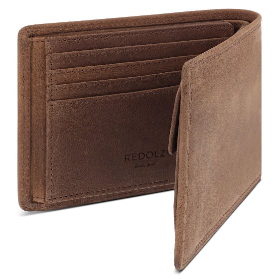 Redolz Leather Essentials QF wallet RFID leather 12 cm