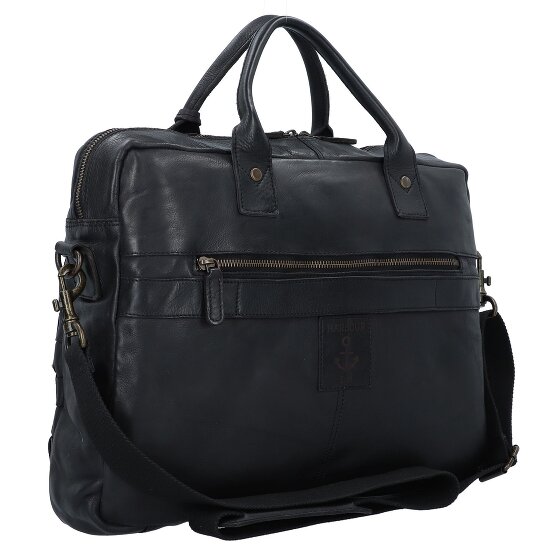 Harbour 2nd Urban Poets Blaise Briefcase Genuine Leather 40 cm Laptop compartment