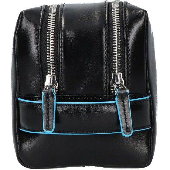 Piquadro Blue Square Toiletry bag Genuine Leather 25 cm