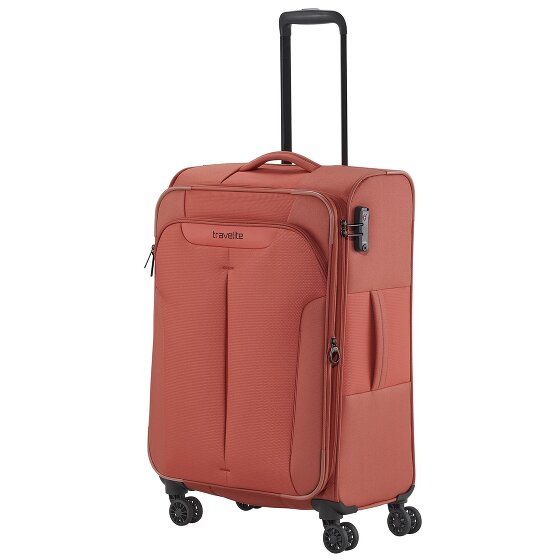 Travelite Croatia 4 wheels Suitcase set 3-piece with expansion pleat