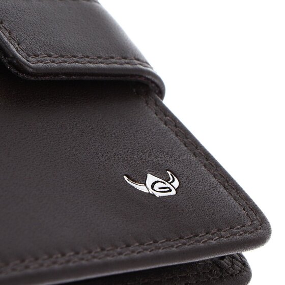 Golden Head Polo Wallet RFID protection Genuine Leather 10 cm