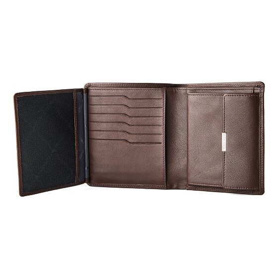 Braun Büffel Golf 3.0 Wallet RFID protection Leather 11 cm