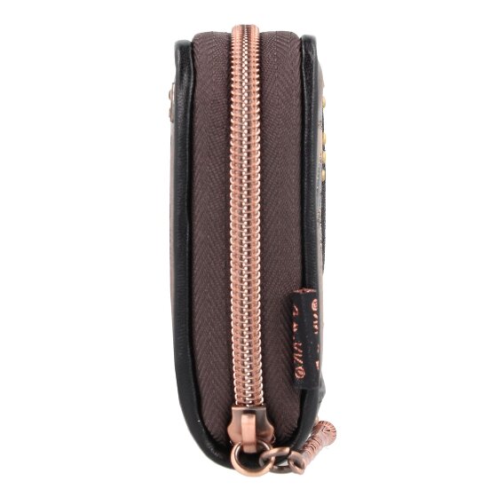 Anekke Shoen Black Wallet RFID protection 21 cm