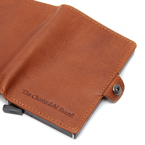 The Chesterfield Brand Albury Credit card case RFID protection Genuine Leather 7 cm
