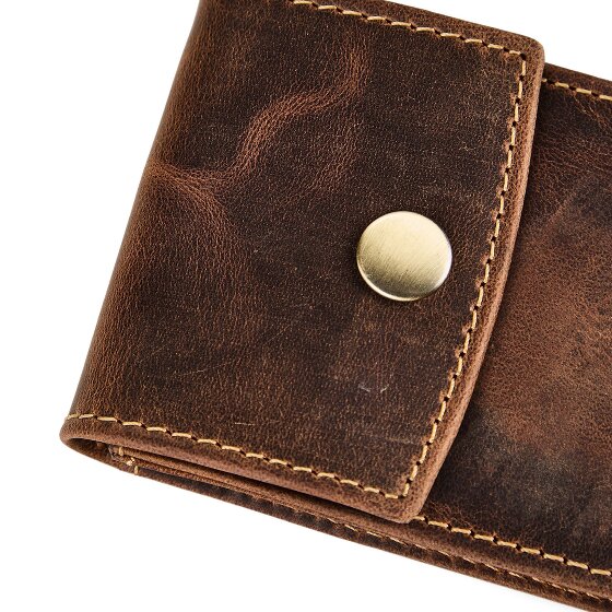 Greenburry Vintage Credit card case RFID protection Leather 7 cm