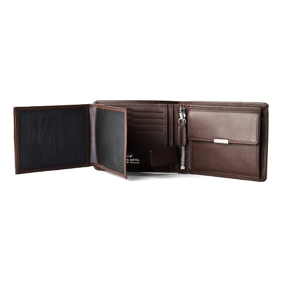 Braun Büffel Golf 3.0 Wallet RFID protection Leather 12 cm