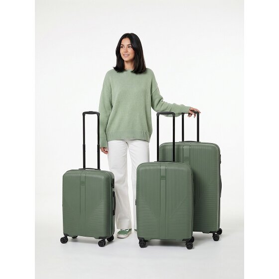 Travelite Air Stripe 4 wheels Suitcase set 3-piece Expandable