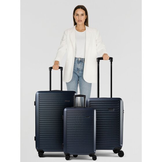 Nowi Grand Canaria Suitcase 4 wheels set 3pcs. with double-wheels