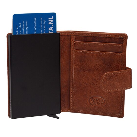 The Chesterfield Brand Prague Credit card case RFID protection Leather 7 cm