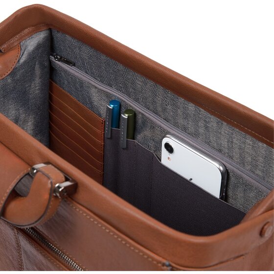 Piquadro Black Square briefcase leather 37 cm