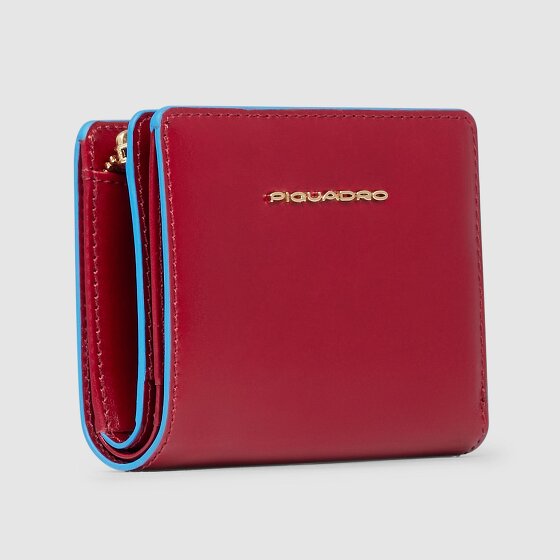 Piquadro Blue Square Wallet RFID protection Leather 11 cm
