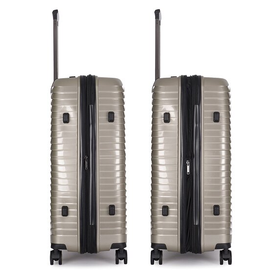 Stratic Bright+ 4 wheels Trolley L 76 cm with expansion pleat