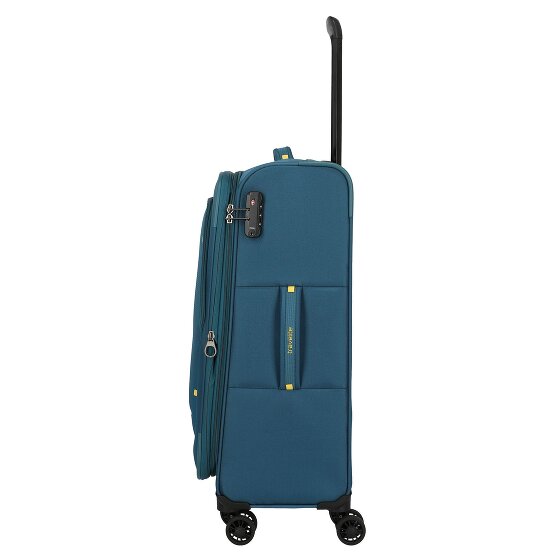 Travelite Umbria 4 wheels Suitcase set 3-piece with expansion pleat