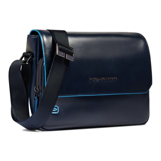 Piquadro Blue Square Messenger Leather 23 cm